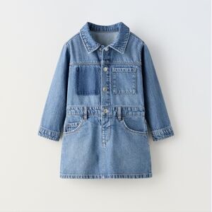 ZARA Kids Denim Dress With Pockets